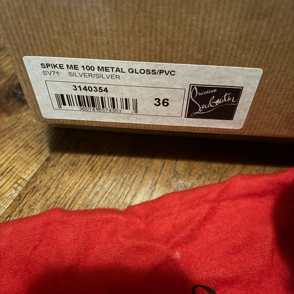 Christian Louboutin spike pvc size 36 - Picture 3 of 5